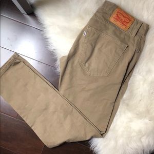 Levi 512 khaki Clearance